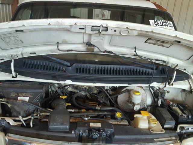 2B6HB11Y31K550269 - 2001 DODGE RAM VAN B1 WHITE photo 7