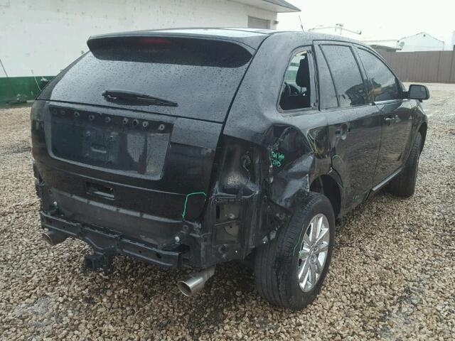 2FMDK4KC8DBC17385 - 2013 FORD EDGE LIMIT BLACK photo 4