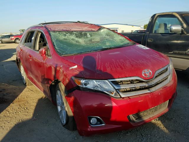 4T3ZA3BB2DU077927 - 2013 TOYOTA VENZA LE RED photo 1