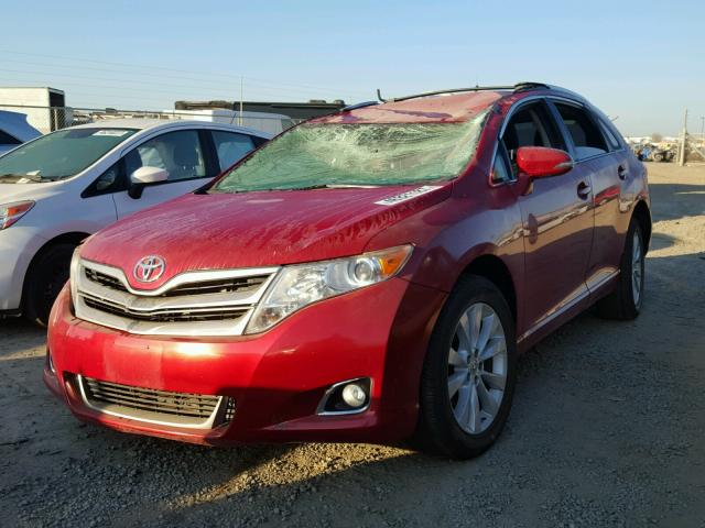 4T3ZA3BB2DU077927 - 2013 TOYOTA VENZA LE RED photo 2