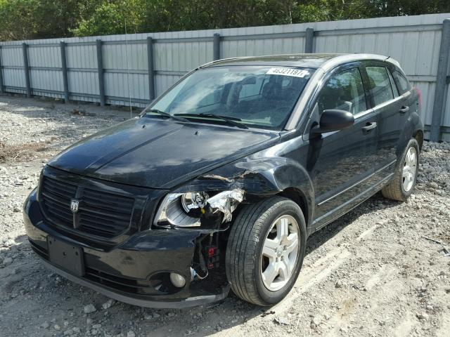 1B3HB48BX7D252059 - 2007 DODGE CALIBER SX BLACK photo 2