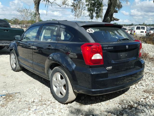 1B3HB48BX7D252059 - 2007 DODGE CALIBER SX BLACK photo 3