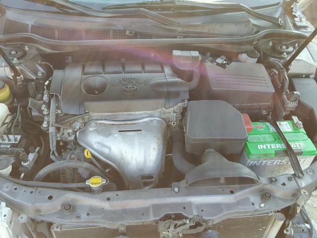 4T4BF3EK2BR136727 - 2011 TOYOTA CAMRY BASE GRAY photo 7