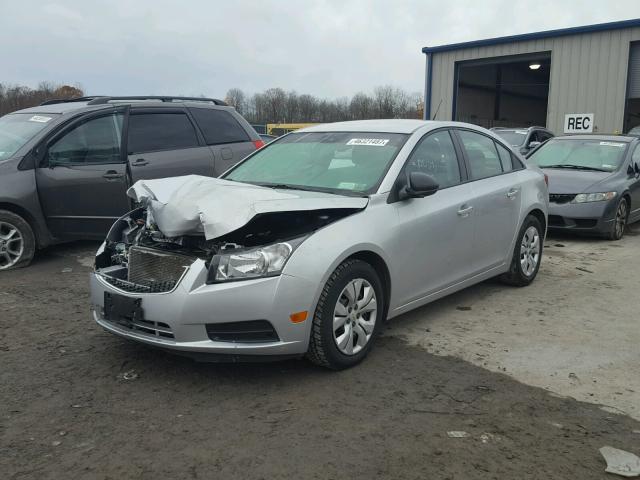 1G1PB5SG1D7254578 - 2013 CHEVROLET CRUZE LS SILVER photo 2