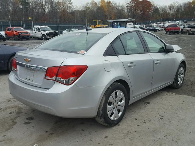 1G1PB5SG1D7254578 - 2013 CHEVROLET CRUZE LS SILVER photo 4