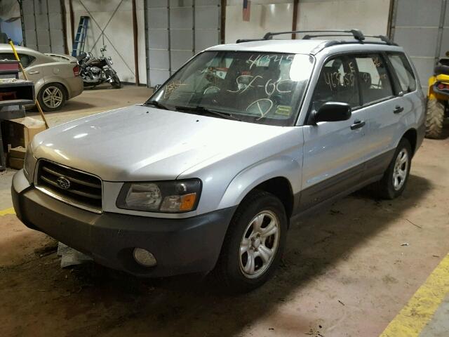 JF1SG63633H703367 - 2003 SUBARU FORESTER 2 SILVER photo 2