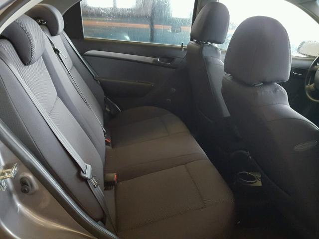 KL1TD5DE5AB050880 - 2010 CHEVROLET AVEO LS 灰色 照片 6