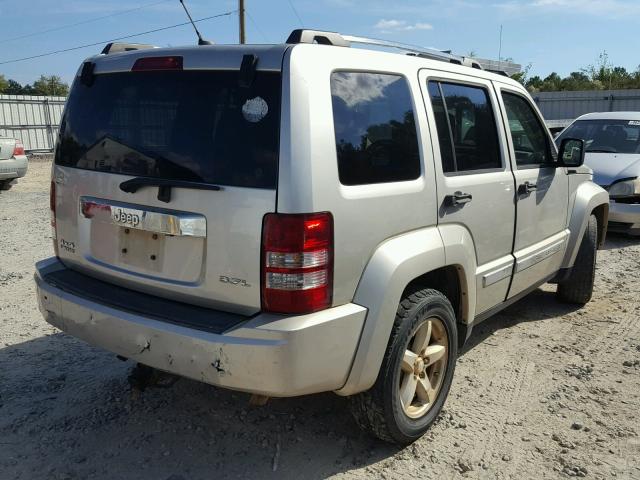 1J8GN58K88W228445 - 2008 JEEP LIBERTY LI TAN photo 4