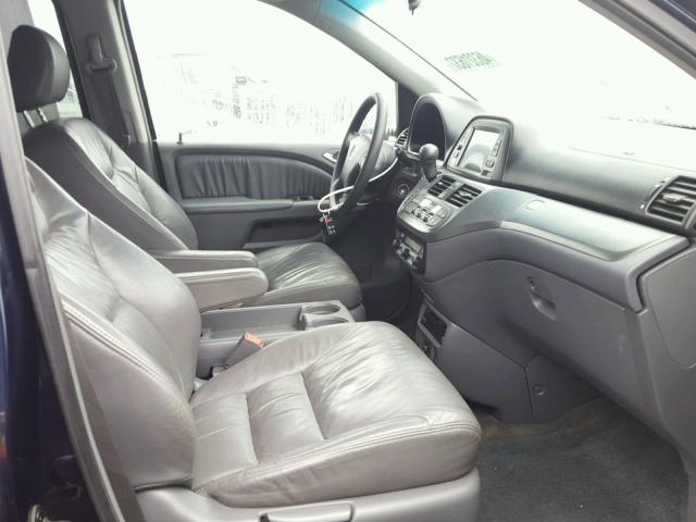 5FNRL38715B133036 - 2005 HONDA ODYSSEY EX BLUE photo 5