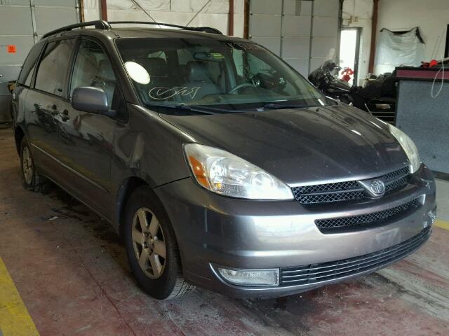 5TDZA22CX4S149008 - 2004 TOYOTA SIENNA XLE GRAY photo 1