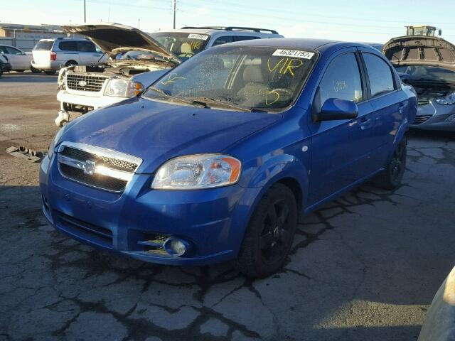 KL1TD56678B192762 - 2008 CHEVROLET AVEO BASE Көк фото 2