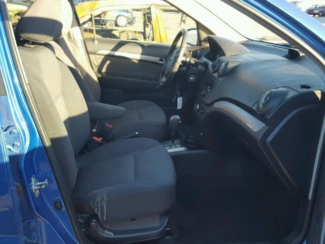 KL1TD56678B192762 - 2008 CHEVROLET AVEO BASE Көк фото 5