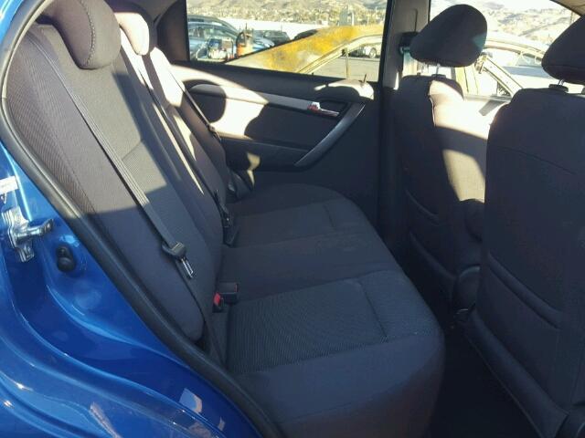 KL1TD56678B192762 - 2008 CHEVROLET AVEO BASE Көк фото 6