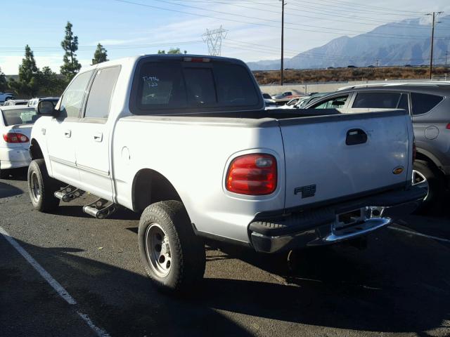 1FTRW07W81KF27919 - 2001 FORD F150 SILVER photo 3