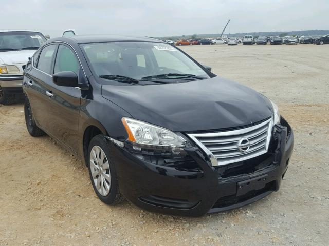 3N1AB7AP8FY354790 - 2015 NISSAN SENTRA S BLACK photo 1