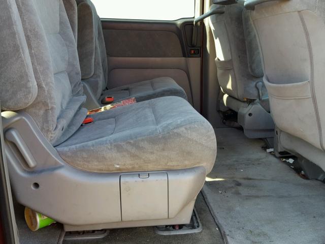 2HKRL18682H012965 - 2002 HONDA ODYSSEY EX MAROON photo 6