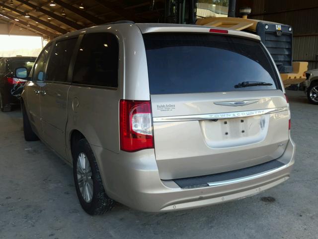 2C4RC1GG2DR778206 - 2013 CHRYSLER TOWN & COU Qızıl foto 3