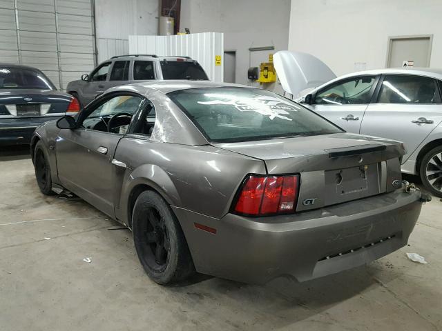 1FAFP42X92F105892 - 2002 FORD MUSTANG GT CHARCOAL photo 3