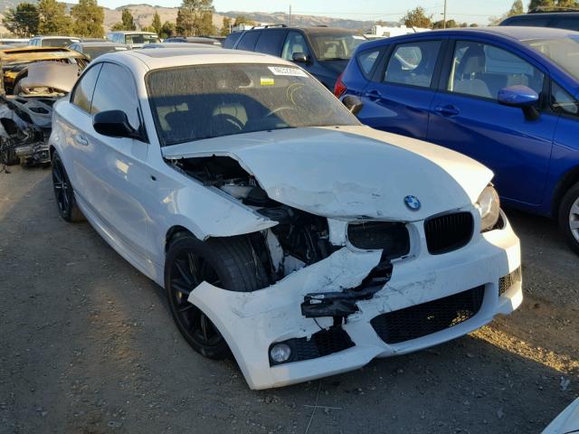 WBAUP9C53BVL90507 - 2011 BMW 128 I WHITE photo 1