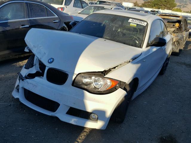 WBAUP9C53BVL90507 - 2011 BMW 128 I WHITE photo 2