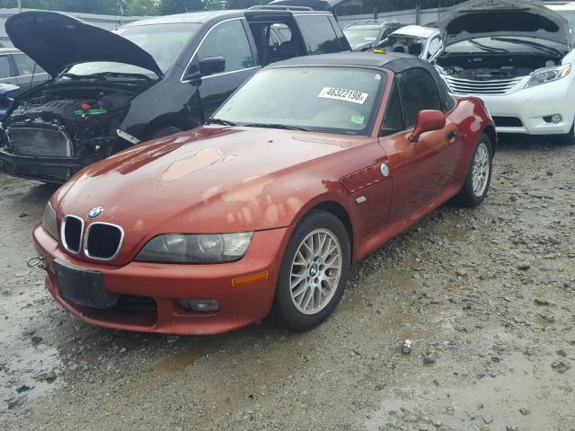 WBACN33401LM01902 - 2001 BMW Z3 2.5 RED photo 2