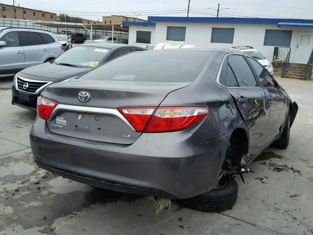 4T4BF1FK2GR584444 - 2016 TOYOTA CAMRY LE GRAY photo 4