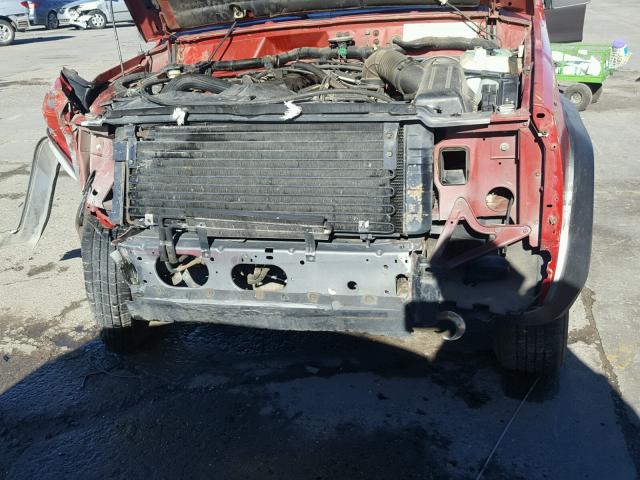 1J4FJ58S4ML589384 - 1992 JEEP CHEROKEE L RED photo 7