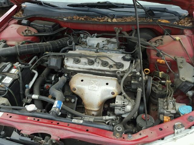 1HGCG325XYA031055 - 2000 HONDA ACCORD EX BURGUNDY photo 7