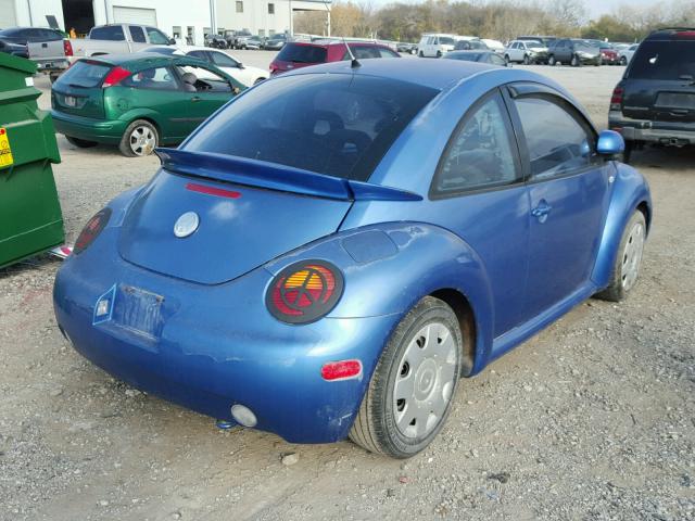 3VWCA21C8XM418261 - 1999 VOLKSWAGEN NEW BEETLE BLUE photo 4