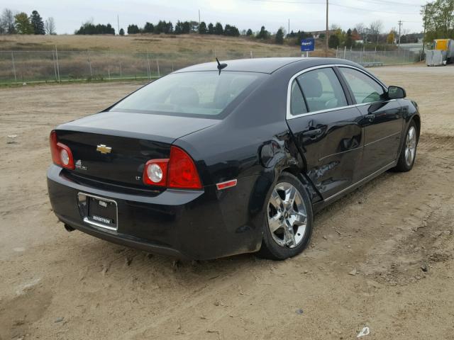 1G1ZH57B594167389 - 2009 CHEVROLET MALIBU 1LT BLACK photo 4