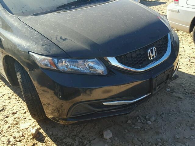 19XFB2F5XDE247977 - 2013 HONDA CIVIC LX BLACK photo 9