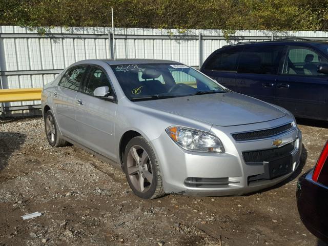 1G1ZC5E08CF256921 - 2012 CHEVROLET MALIBU 1LT SILVER photo 1