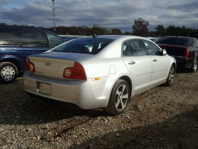 1G1ZC5E08CF256921 - 2012 CHEVROLET MALIBU 1LT SILVER photo 4