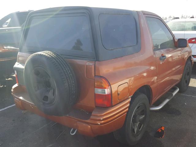 2S3TC52CX26100031 - 2002 SUZUKI VITARA JLS ORANGE photo 4