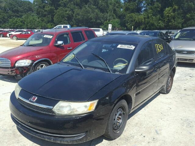 1G8AJ52F03Z102165 - 2003 SATURN ION LEVEL BLACK photo 2