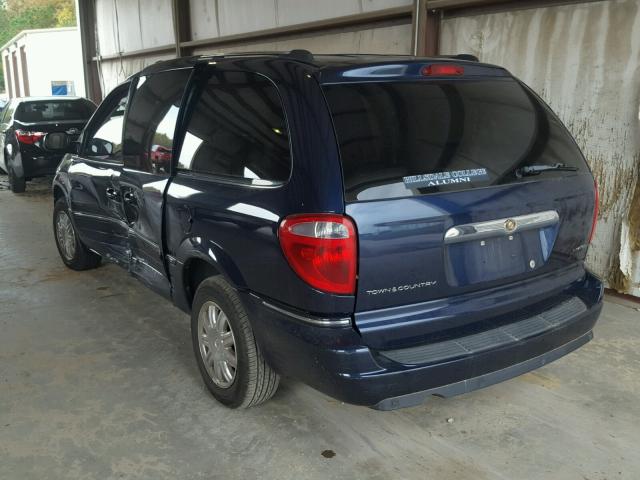 2C8GP64L65R479960 - 2005 CHRYSLER TOWN & COU BLUE photo 3