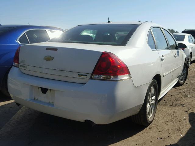 2G1WF5E33C1160870 - 2012 CHEVROLET IMPALA LS WHITE photo 4