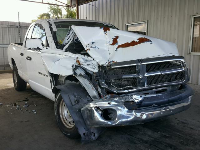 1D7HA18K64J249114 - 2004 DODGE RAM 1500 S WHITE photo 1