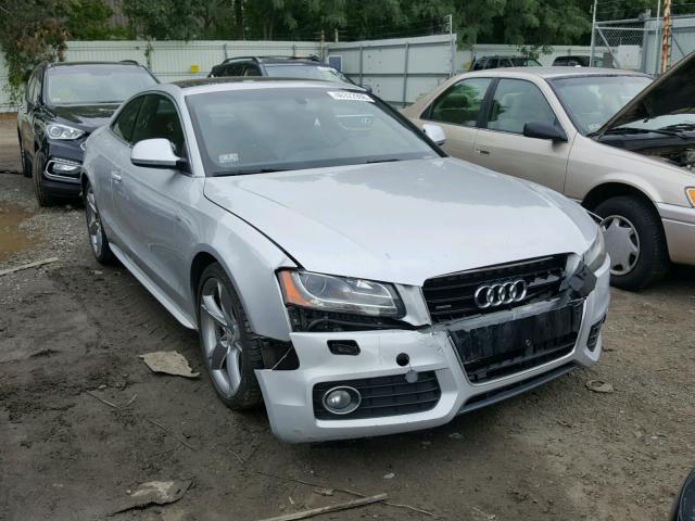 WAUDK78T89A004448 - 2009 AUDI A5 QUATTRO SILVER photo 1