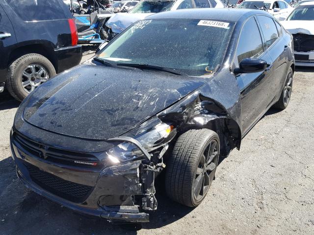 1C3CDFFA7GD822127 - 2016 DODGE DART SXT S BLACK photo 2