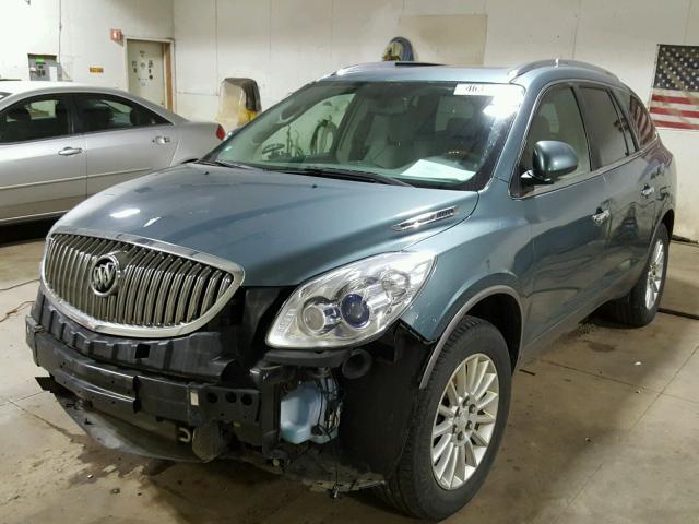 5GALVBEDXAJ157411 - 2010 BUICK ENCLAVE CX BLUE photo 2