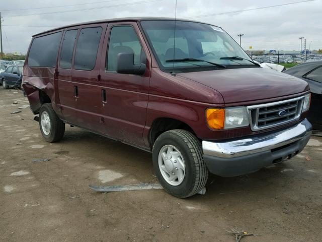 1FBNE31LX6DB41472 - 2006 FORD ECONOLINE MAROON photo 1