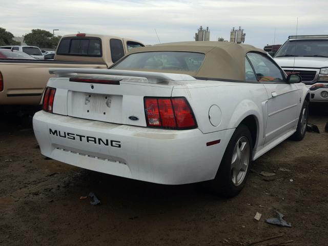 1FAFP44403F431746 - 2003 FORD MUSTANG WHITE photo 4