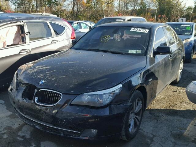 WBANV13579C156341 - 2009 BMW 528 XI BLACK photo 2