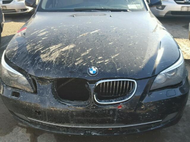 WBANV13579C156341 - 2009 BMW 528 XI BLACK photo 7