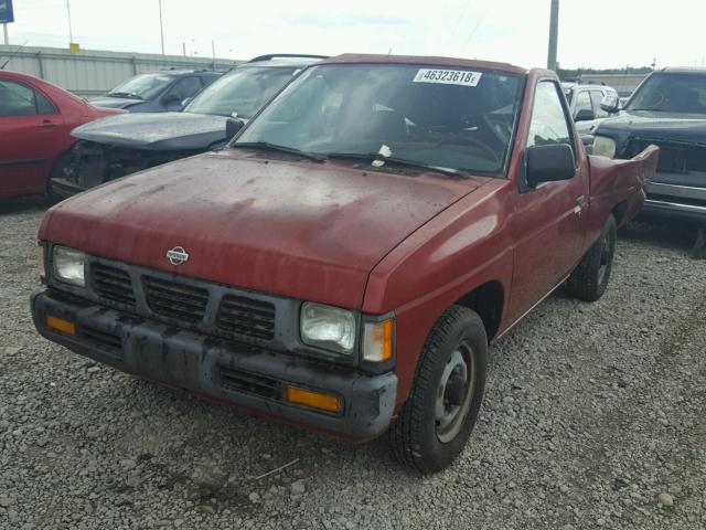 1N6SD11S0RC420613 - 1994 NISSAN TRUCK BASE MAROON photo 2