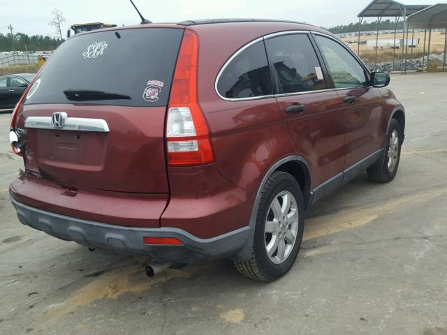 JHLRE38518C040479 - 2008 HONDA CR-V EX RED photo 4