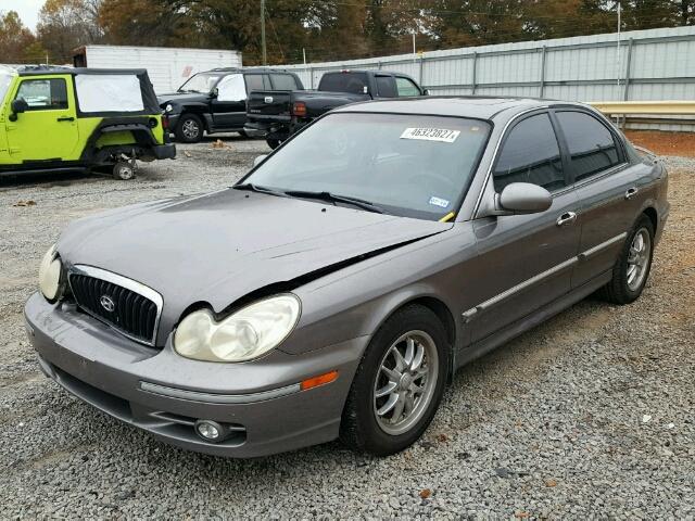 KMHWF35H33A746431 - 2003 HYUNDAI SONATA GLS GRAY photo 2