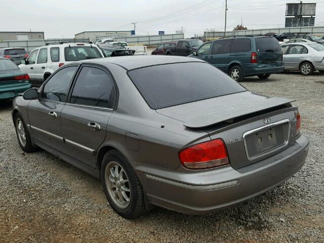 KMHWF35H33A746431 - 2003 HYUNDAI SONATA GLS GRAY photo 3