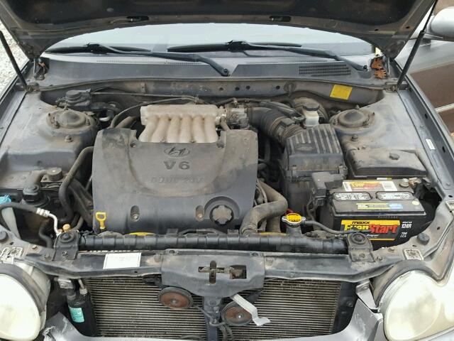 KMHWF35H33A746431 - 2003 HYUNDAI SONATA GLS GRAY photo 7